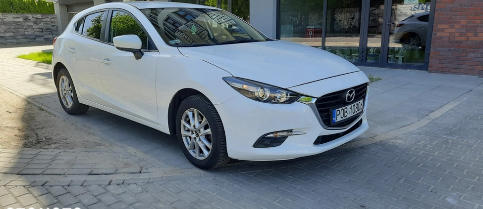 Mazda 3 cena 52700 przebieg: 72800, rok produkcji 2017 z Warszawa małe 781